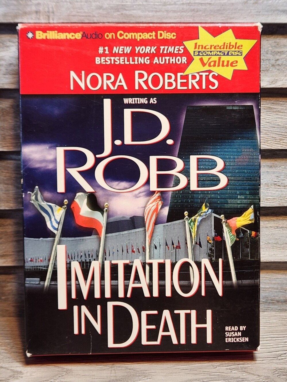 J.D. Robb Imitation In Death audio book